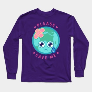 Save the Kawaii Earth Long Sleeve T-Shirt